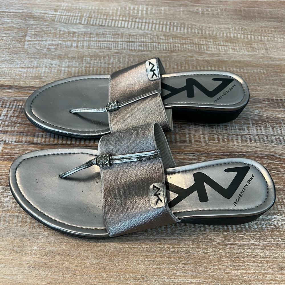Anne Klein Sport Woman Sandals Size 8 - Picture 3 of 4